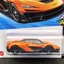 Load image into Gallery viewer, Hot Wheels 2025 McLaren W1 Orange #142 HW Race Day 6/10 New Long Card