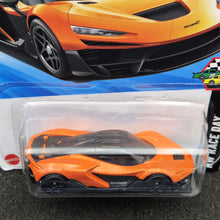 Load image into Gallery viewer, Hot Wheels 2025 McLaren W1 Orange #142 HW Race Day 6/10 New Long Card