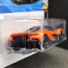 Load image into Gallery viewer, Hot Wheels 2025 McLaren W1 Orange #142 HW Race Day 6/10 New Long Card