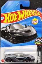 Load image into Gallery viewer, Hot Wheels 2025 McLaren W1 Satin Graphite Grey #142 HW Race Day 6/10 New Long Card
