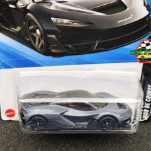 Load image into Gallery viewer, Hot Wheels 2025 McLaren W1 Satin Graphite Grey #142 HW Race Day 6/10 New Long Card