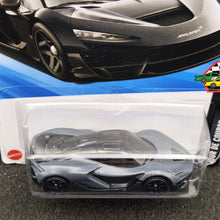 Load image into Gallery viewer, Hot Wheels 2025 McLaren W1 Satin Graphite Grey #142 HW Race Day 6/10 New Long Card