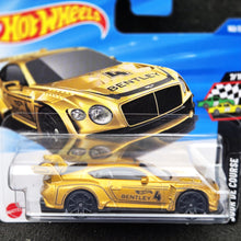 Load image into Gallery viewer, Hot Wheels 2025 2018 Bentley Continental GT3 Gold #162 HW Race Day 7/10 New