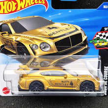 Load image into Gallery viewer, Hot Wheels 2025 2018 Bentley Continental GT3 Gold #162 HW Race Day 7/10 New