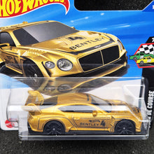 Load image into Gallery viewer, Hot Wheels 2025 2018 Bentley Continental GT3 Gold #162 HW Race Day 7/10 New
