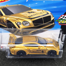 Load image into Gallery viewer, Hot Wheels 2025 2018 Bentley Continental GT3 Gold #162 HW Race Day 7/10 New