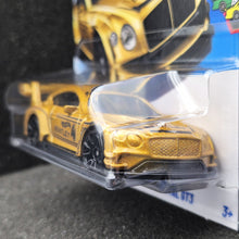 Load image into Gallery viewer, Hot Wheels 2025 2018 Bentley Continental GT3 Gold #162 HW Race Day 7/10 New