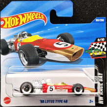 Load image into Gallery viewer, Hot Wheels 2025 '68 Lotus Type 49 Red #193 HW Race Day 8/10 New