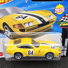Load image into Gallery viewer, Hot Wheels 2025 Ferrari 365 GTB4 Competizione Yellow #222 HW Race Day 10/10 New