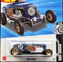 Load image into Gallery viewer, Hot Wheels 2025 Max Steel Blue #25 Rod Squad 2/10 New Long Card