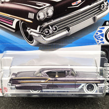 Load image into Gallery viewer, Hot Wheels 2025 '58 Chevy Impala Dark Purple #111 Rod Squad 8/10 New Long Card