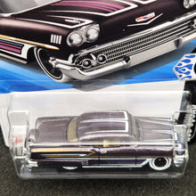 Load image into Gallery viewer, Hot Wheels 2025 '58 Chevy Impala Dark Purple #111 Rod Squad 8/10 New Long Card
