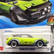 Load image into Gallery viewer, Hot Wheels 2025 Mazda MX-5 Miata Lime Green #1 HW Dream Garage 2/5 New Long Card