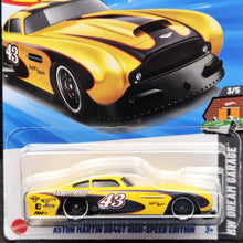 Load image into Gallery viewer, Hot Wheels 2025 Aston Martin DB4GT High-Speed Edition Yellow #107 HW Dream Garage 3/5 New Long Card
