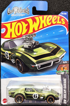 Load image into Gallery viewer, Hot Wheels 2025 '68 Corvette - Gas Monkey Garage Green #134 HW Dream Garage 5/5 New Long Card