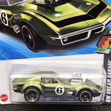 Load image into Gallery viewer, Hot Wheels 2025 '68 Corvette - Gas Monkey Garage Green #134 HW Dream Garage 5/5 New Long Card