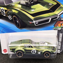 Load image into Gallery viewer, Hot Wheels 2025 '68 Corvette - Gas Monkey Garage Green #134 HW Dream Garage 5/5 New Long Card