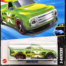 Load image into Gallery viewer, Hot Wheels 2025 Draftnator Transparent Green #14 X-Raycers 2/10 New Long Card