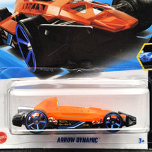 Load image into Gallery viewer, Hot Wheels 2025 Arrow Dynamic Clear Orange #64 X-Raycers 5/10 New Long Card