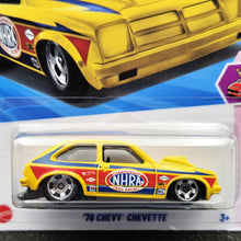 Load image into Gallery viewer, Hot Wheels 2025 '76 Chevy Chevette Yellow #102 Compact Kings 3/10 New Long Card