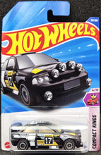 Load image into Gallery viewer, Hot Wheels 2025 Ford Escort Black #113 Compact Kings 4/10 New Long Card