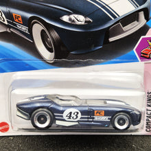 Load image into Gallery viewer, Hot Wheels 2025 Rrroadster Dark Blue #128 Compact Kings 5/10 New Long Card
