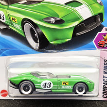 Load image into Gallery viewer, Hot Wheels 2025 Rrroadster Green #128 Compact Kings 5/10 New Long Card