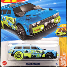 Load image into Gallery viewer, Hot Wheels 2025 Track DWagon Blue #184 HW Wagons 2/5 New Long Card