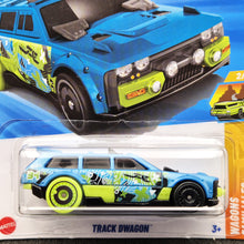 Load image into Gallery viewer, Hot Wheels 2025 Track DWagon Blue #184 HW Wagons 2/5 New Long Card