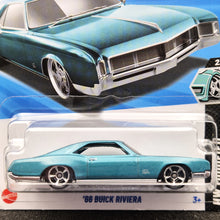 Load image into Gallery viewer, Hot Wheels 2025 '66 Buick Riviera Turquoise #50 HW Modified 2/5 New Long Card