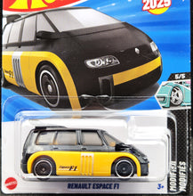 Load image into Gallery viewer, Hot Wheels 2025 Renault Espace F1 Black #172 HW Modified 5/5 New Long Card