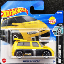 Load image into Gallery viewer, Hot Wheels 2025 Renault Espace F1 Yellow #172 HW Modified 5/5 New