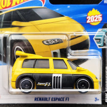 Load image into Gallery viewer, Hot Wheels 2025 Renault Espace F1 Yellow #172 HW Modified 5/5 New
