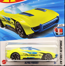Load image into Gallery viewer, Hot Wheels 2025 Alpha Pursuit Light Green #18 HW First Response 2/5 New Long Card