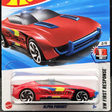 Load image into Gallery viewer, Hot Wheels 2025 Alpha Pursuit Red #18 HW First Response 2/5 New Long Card