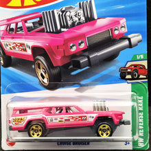 Load image into Gallery viewer, Hot Wheels 2025 Cruise Bruiser Pink #91 HW Reverse Rake 1/5 New Long Card
