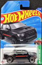 Load image into Gallery viewer, Hot Wheels 2025 '23 RAM 1500 Black #96 HW Reverse Rake 2/5 New Long Card