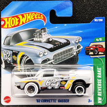 Load image into Gallery viewer, Hot Wheels 2025 '62 Corvette Gasser Grey #182 HW Reverse Rake 4/5 New