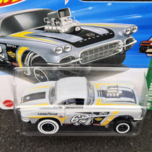 Load image into Gallery viewer, Hot Wheels 2025 '62 Corvette Gasser Grey #182 HW Reverse Rake 4/5 New