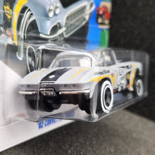 Load image into Gallery viewer, Hot Wheels 2025 '62 Corvette Gasser Grey #182 HW Reverse Rake 4/5 New