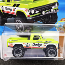 Load image into Gallery viewer, Hot Wheels 2025 '70 Dodge Power Wagon Light Green #56 HW Dirt 2/10 New Long Card