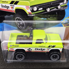 Load image into Gallery viewer, Hot Wheels 2025 '70 Dodge Power Wagon Light Green #56 HW Dirt 2/10 New Long Card