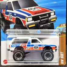 Load image into Gallery viewer, Hot Wheels 2025 Chevy Blazer 4x4 White #81 HW Dirt 3/10 New Long Card