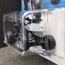 Load image into Gallery viewer, Hot Wheels 2025 Tesla Cyberquad Silver #82 HW Dirt 4/10 New Long Card