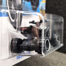 Load image into Gallery viewer, Hot Wheels 2025 Tesla Cyberquad Silver #82 HW Dirt 4/10 New Long Card