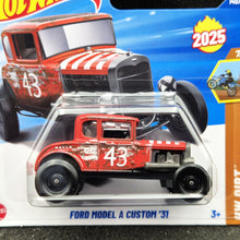 Load image into Gallery viewer, Hot Wheels 2025 Ford Model A Custom '31 Matte Red #140 HW Dirt 7/10 New