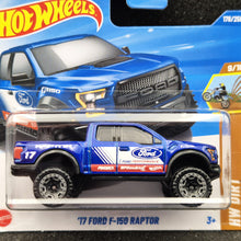 Load image into Gallery viewer, Hot Wheels 2025 '17 Ford F-150 Raptor Blue #178 HW Dirt 9/10 New