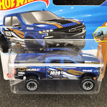 Load image into Gallery viewer, Hot Wheels 2025 '19 Chevy Silverado Trail Boss LT Dark Blue #152 HW Dirt 8/10 New