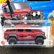 Load image into Gallery viewer, Hot Wheels 2025 '15 Land Rover Defender Double Cab Red #179 HW Dirt 10/10 New