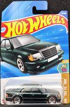 Load image into Gallery viewer, Hot Wheels 2025 Mercedes-Benz 500 E Dark Green #52 HW: '70s VS. '90s 3/10 New Long Card